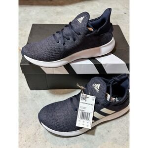 adidas Cloudfoam Pure SPW Women's Running Sneakers Size 8, Navy Blue/White